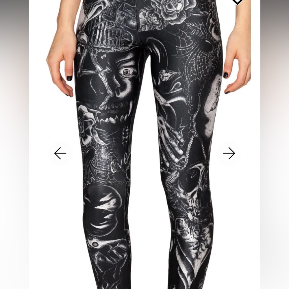 Blackmilk Sketches of a Madman Leggings